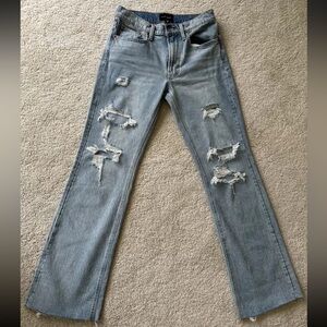 Women’s Lucky Brand Boyfriend Mid Rise Flare Jeans Size 2